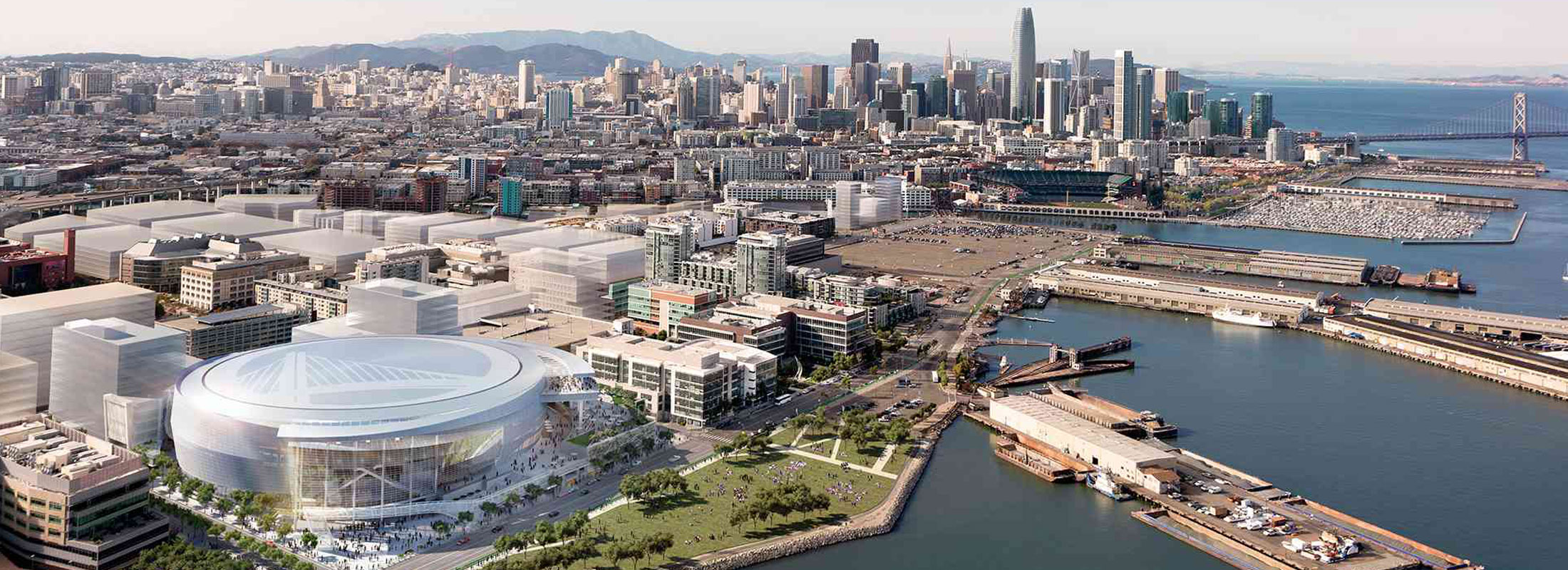 The brand new Chase Center in San Francisco is scheduled to house the Golden State Warriors starting in 2019.