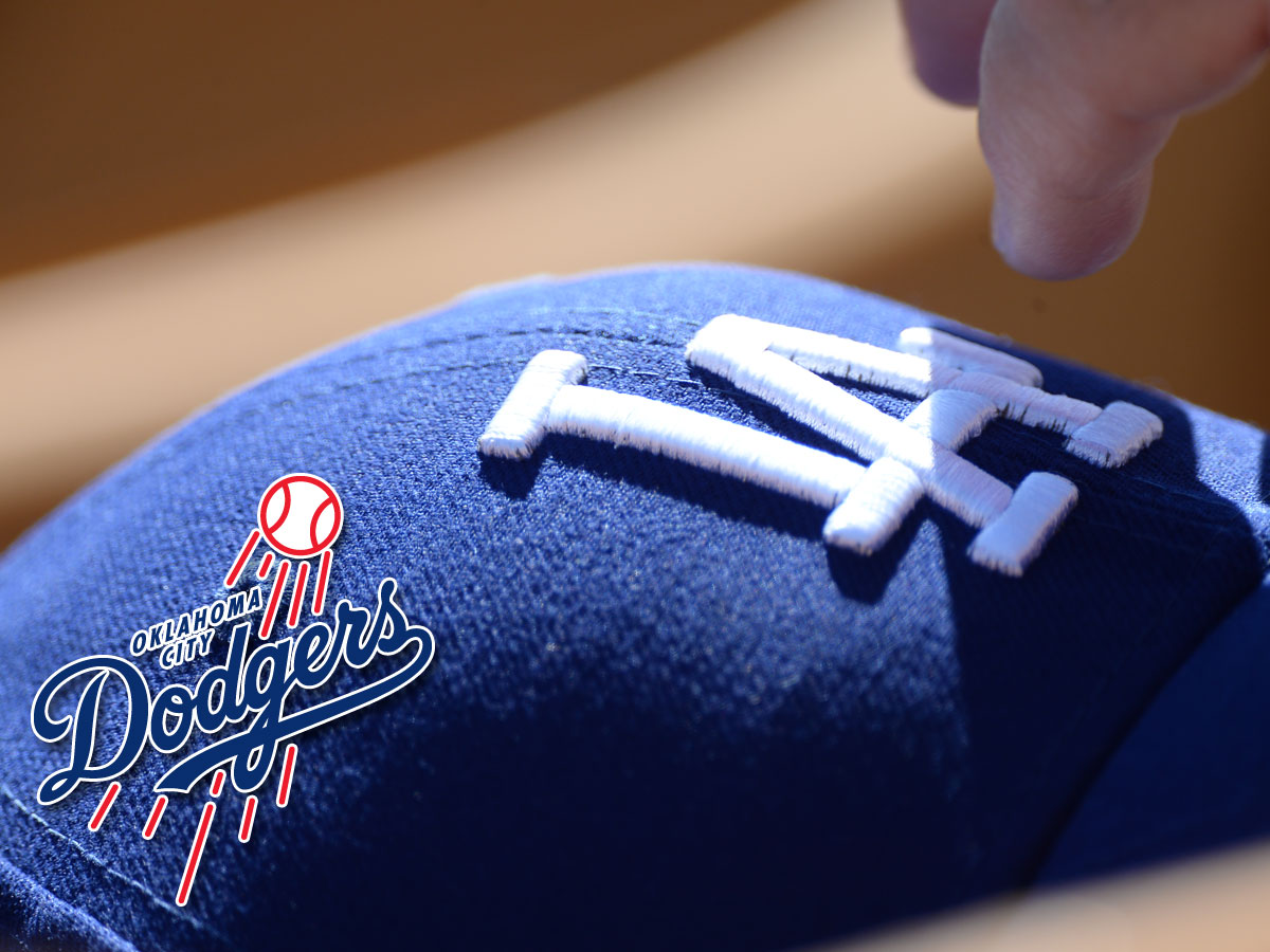 The Oklahoma City Dodgers hat and logo