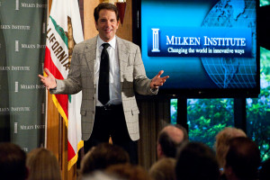 Peter speaking on Leadership at the Milken Institute.