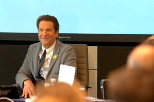 Peter Guber speaking at Brand U in Los Angeles
