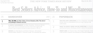 #1 New York Times Bestseller Tell To Win by Peter Guber
