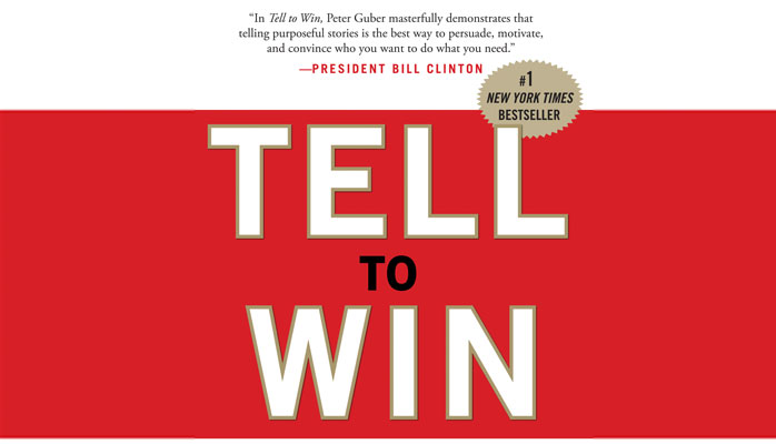 #1 New York Times Best Seller Tell To Win Book Cover