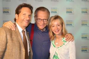 Peter Guber, Larry King, and Judy Olian